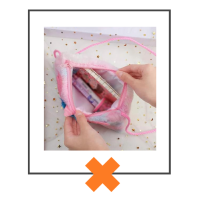 Crossbody/ schoudertasje unicorn paars